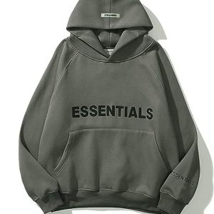 Essentials Cement Hoodie Fog