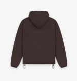 Fear of God Essentials Kids Fullzip Mehroon Jacket
