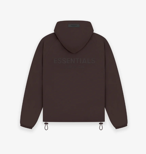 Fear of God Essentials Kids Fullzip Mehroon Jacket