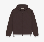 Fear of God Essentials Kids Fullzip Mehroon Jacket