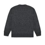 Essential Charcoal Gray Classic Round Neck Sweater