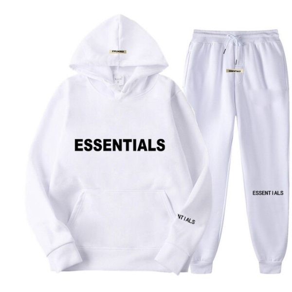 White Essentials Tracksuit
