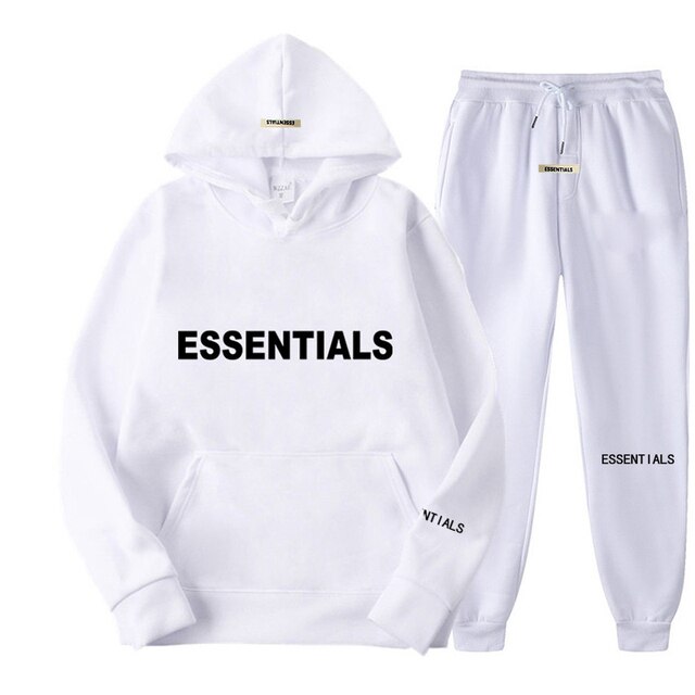 White Essentials Tracksuit