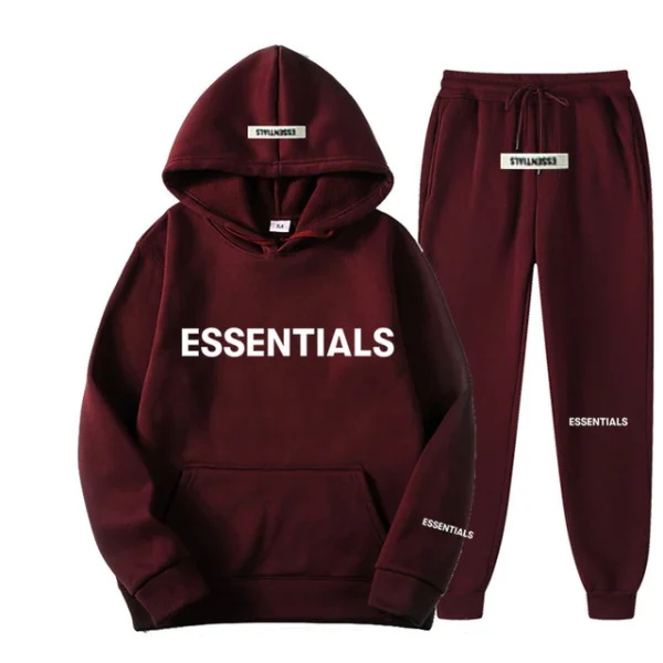 Essentials Mahroon Tracksuit