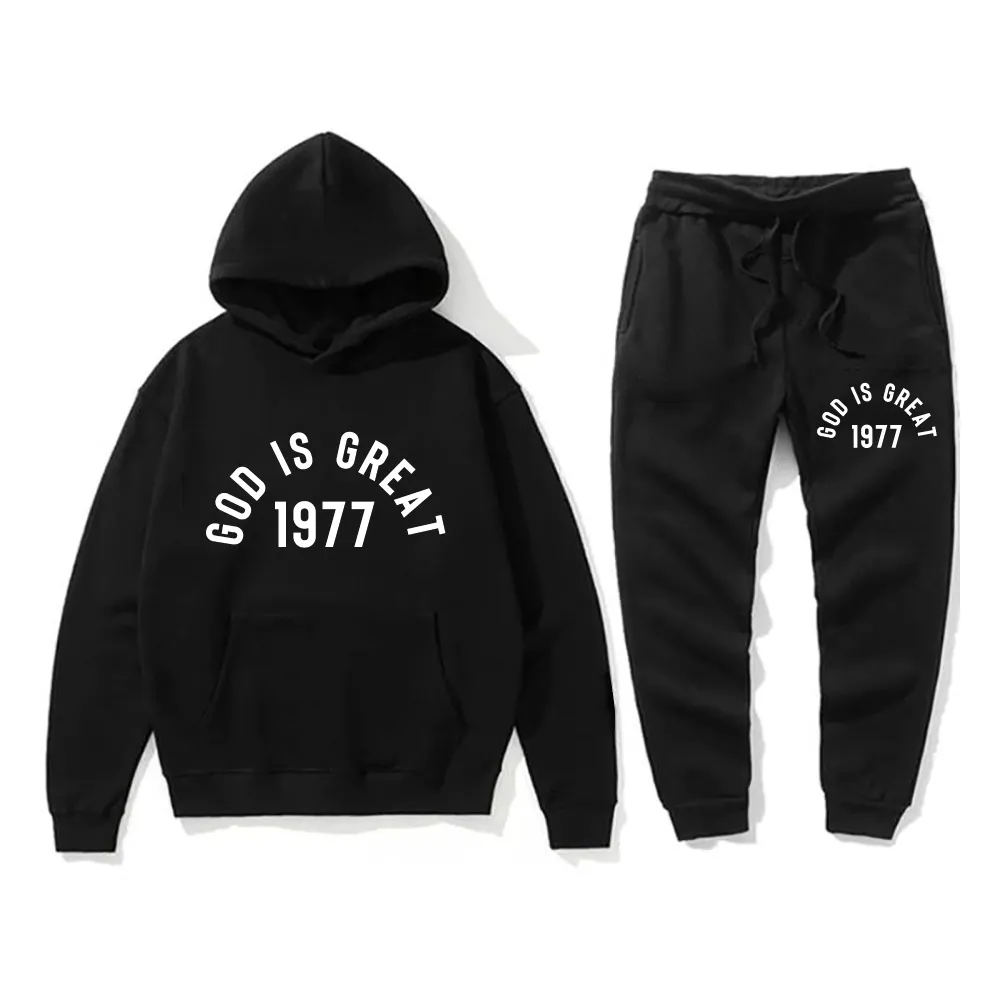God Is Great Tracksuit Black
