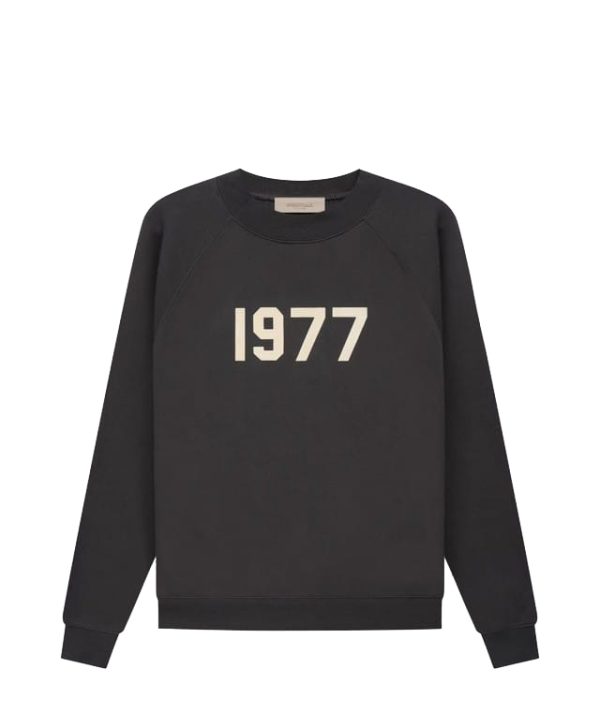 Essentials Crewneck Black 1977 Sweatshirt