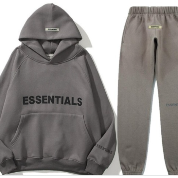 Fear of God Essential Tracksuit Dark Grey